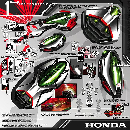 Honda One to the Power of Four