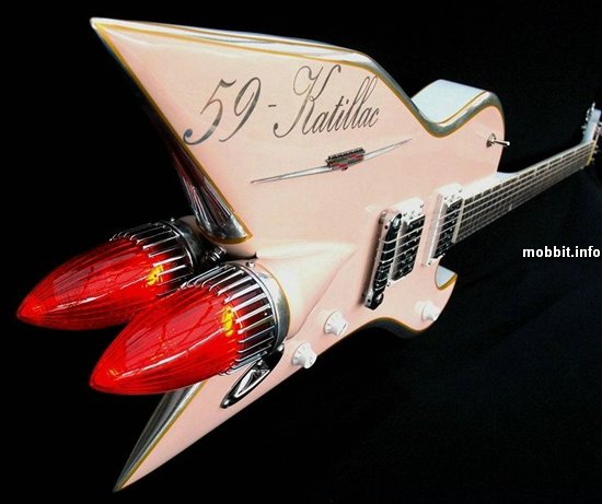Гитары Ali Kat сделаны из частей легендарных автомобилей