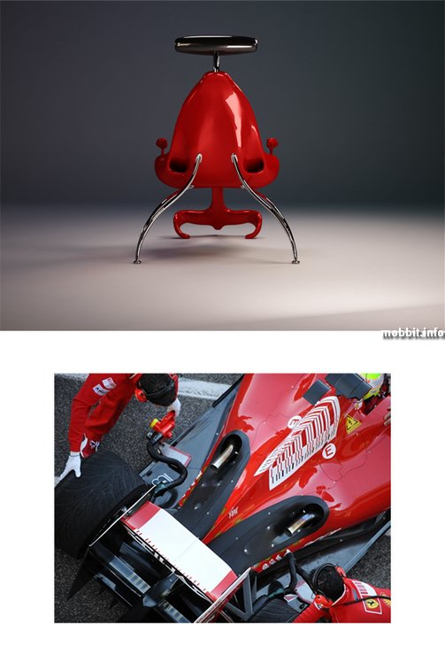 Кресло в стиле Ferrari Formula 1