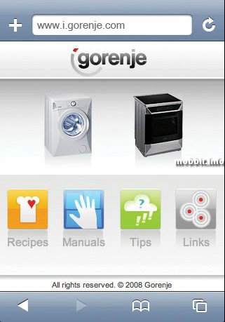 Gorenje Made for iPod fridge