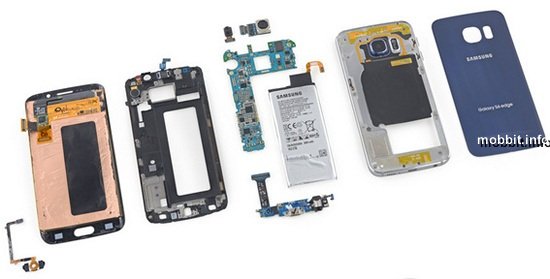 Смартфон Samsung Galaxy S6 Edge разобран специалистами iFixit
