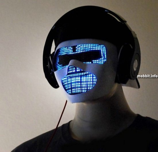 Sound Reactive LED Mask