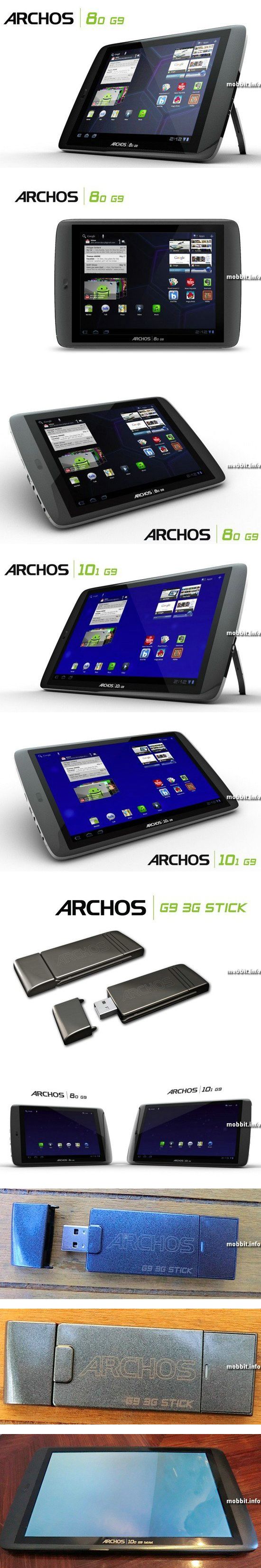 Archos 80 G9  101 G9