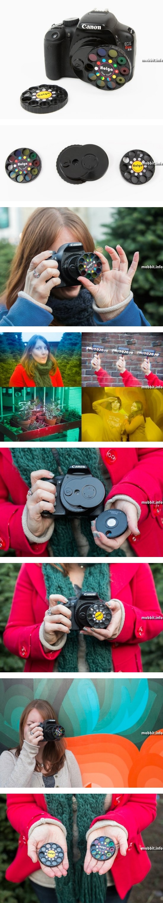 Набор «игрушечных» фотофильтров для зеркальных камер