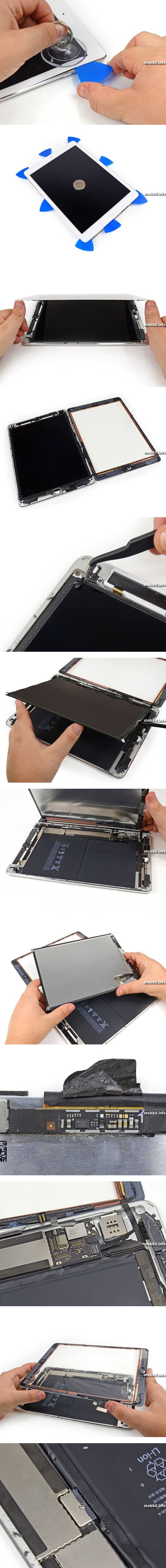 Новый планшет Apple iPad Air разобран специалистами iFixit