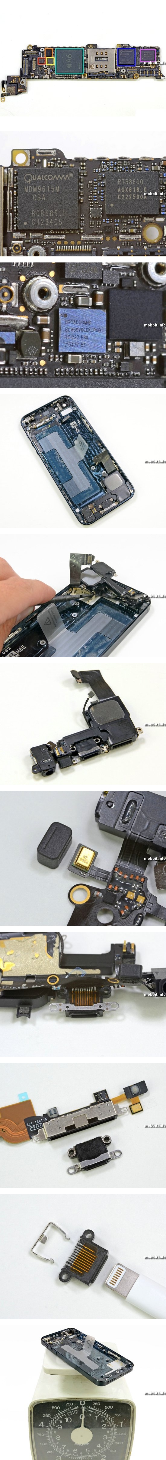 iPhone 5 разобран по частям