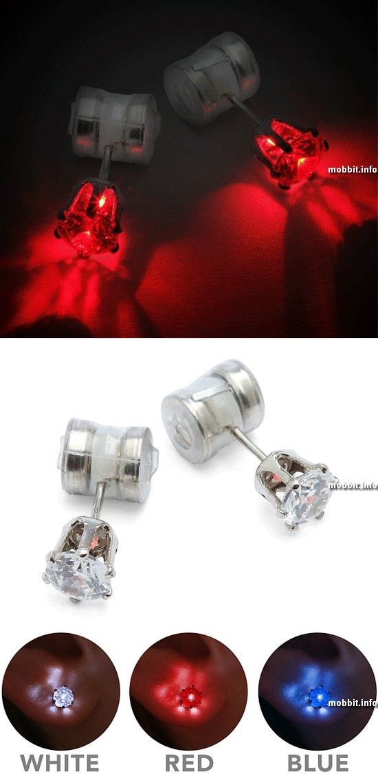 LED Crystal Earrings