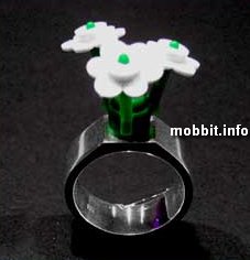 кольца с детальками Lego