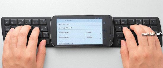 Складная NFC-клавиатура для смартфона