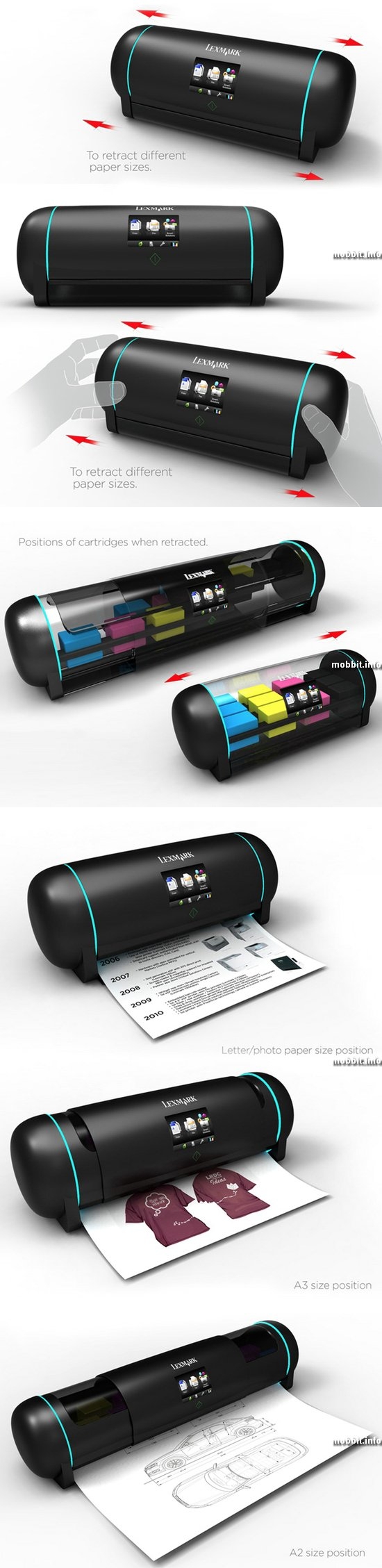 Retractable Printer