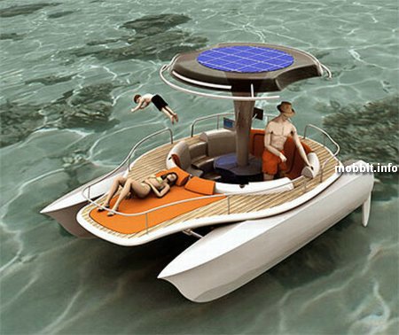 solar powered pedal boat