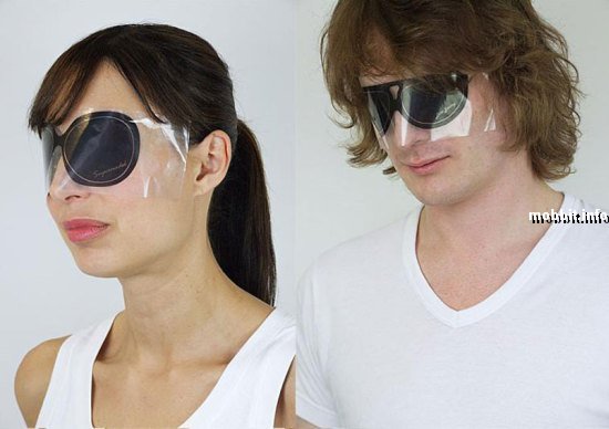 Солнцезащитные очки из липкой ленты